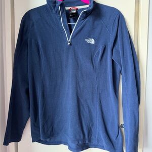 The North Face Navy Quarter Zip Fleece